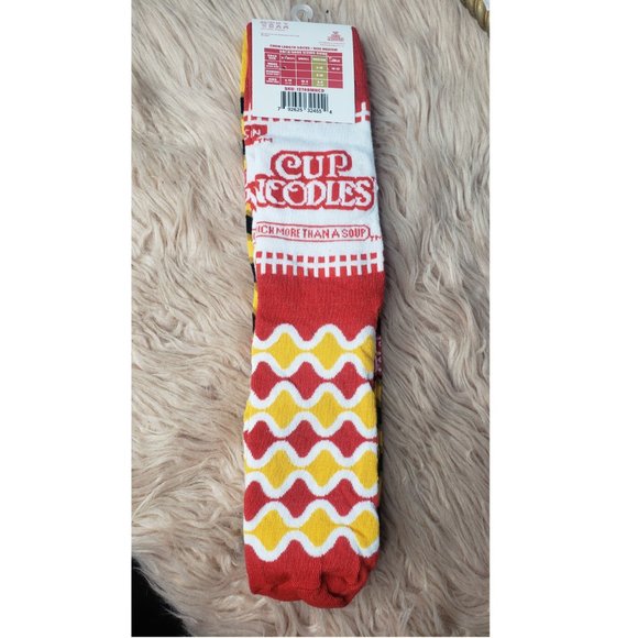 NWT 2 pack ODD SOX NISSAN CUP OF NOODLES CREW- UNISEX - Picture 2 of 3